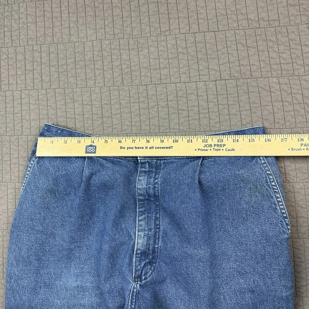Vtg LL Bean Jeans Men's 36x34 (32x31) Blue‎ Denim Straight Leg Union Made In USA